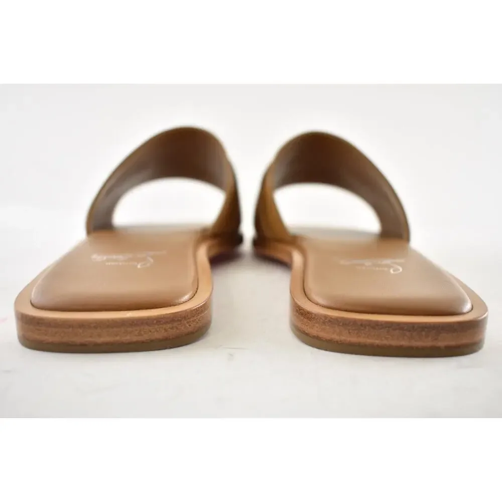Christian Louboutin Chambelimule Donna Flat Tera Brown Leather Slide Sandal 36 - Picture 15 of 16